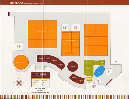 red rock casino parking map